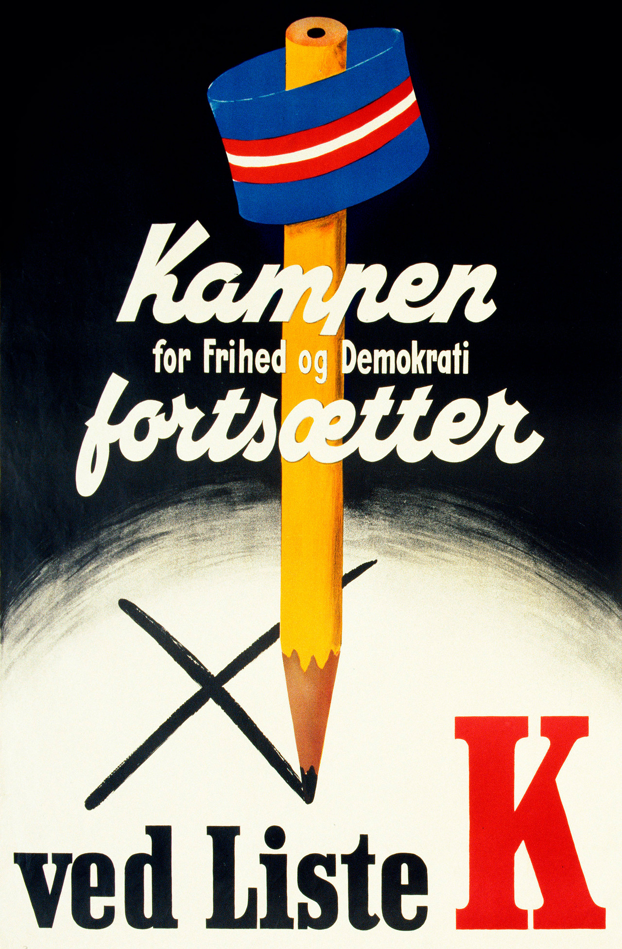 Valgplakat for partiet Kommunisterne, 1943 / Foto: Roberto Fortuna