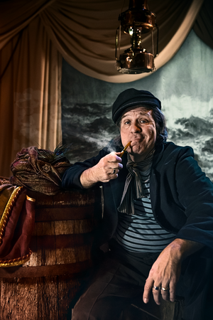Morten Eisner som søulk i Hark Oluf. Foto: Dennis Westerberg Hark Oluf