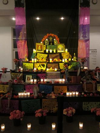 Altar en el Museo Nacional en la celebración del Día de Muertos 2013. Fotografía: Elisabeth Colding