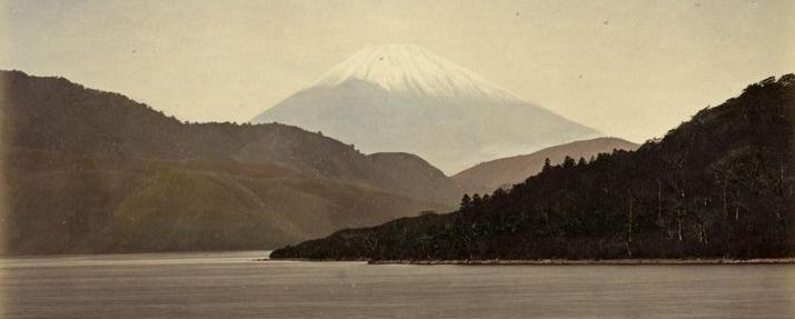 Bjerget Fuji. Et af de kendte japanske landskabsmotiver