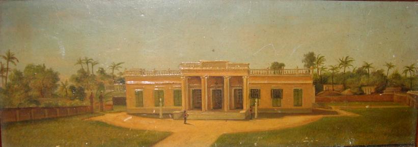 Government House. Maleri af Mary Hohlenberg, c. 1830, udsnit. Museet for Søfart Government House. Maleri af Mary Hohlenberg, c. 1830, udsnit. Museet for Søfart