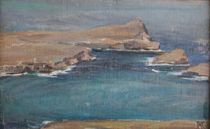 Et udvalg af Helvig Kinchs malerier og tegninger fra Rhodos-ekspeditionen 1902-1914