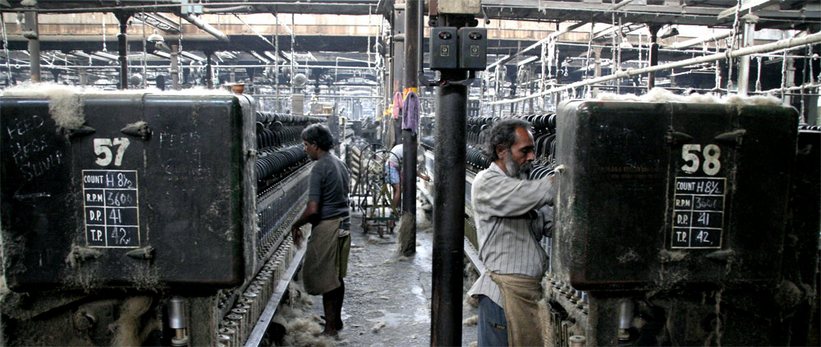 Den store jutefabrik i Serampore Serampore i dag