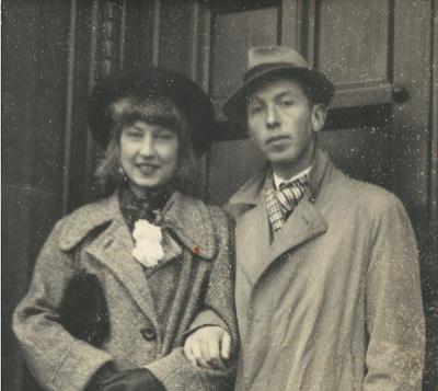 På billedet ses den kommunistiske modstandskvinde Musse Hartig med sin mand Knud