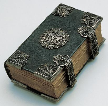 Bønnebog fra 1687.