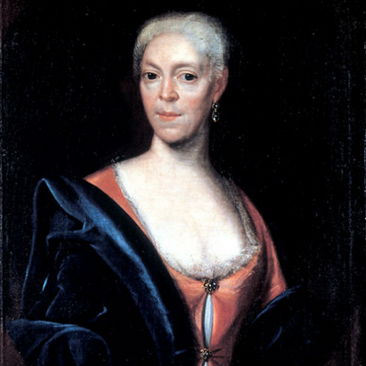Hustru Dorethe Marie Rose (1684-1767).