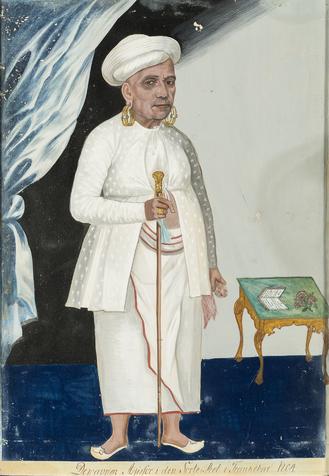 ”Assessor ved Sorteretten i Tranquebar”. Foto: John Lee. Nationalmuseet (Inv.nr. Du.540)