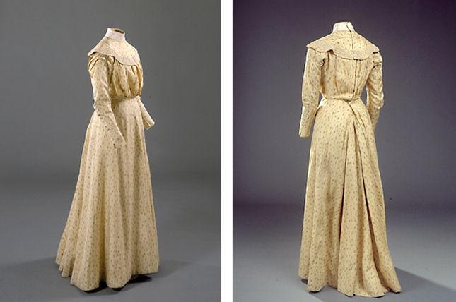 Kjole med duebryst, ca. 1904 - 1907