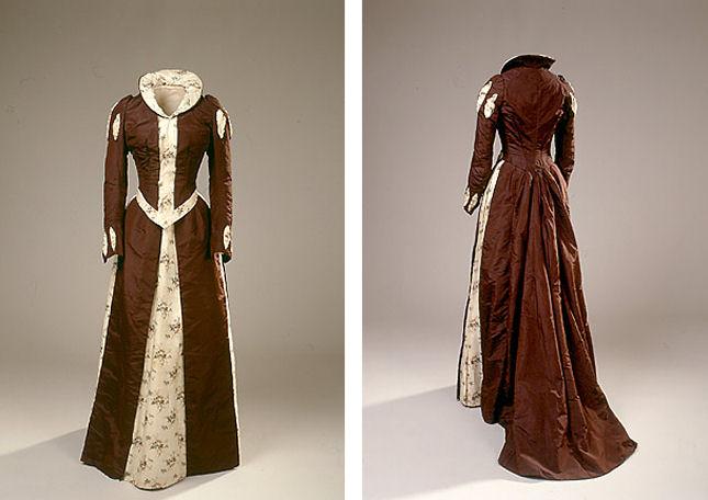 kjole med dyvekekrave, 1893