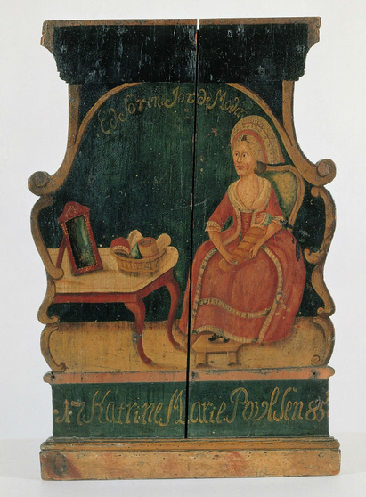 Jordemoderskilt for Katrine Marie Poulsen, 1785
