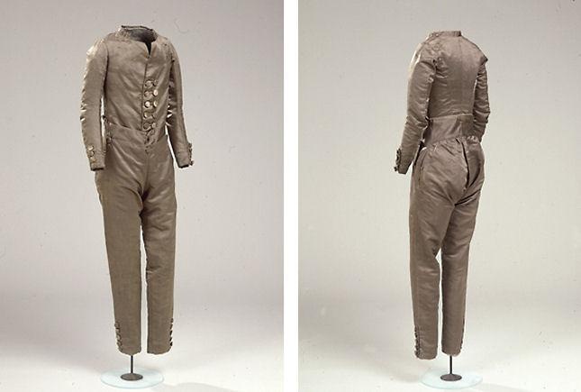Trøje og bukser til en dreng, ca. 1800